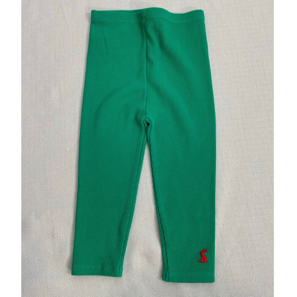 Joules Waffle knit Green pants size 12-18‎ mo